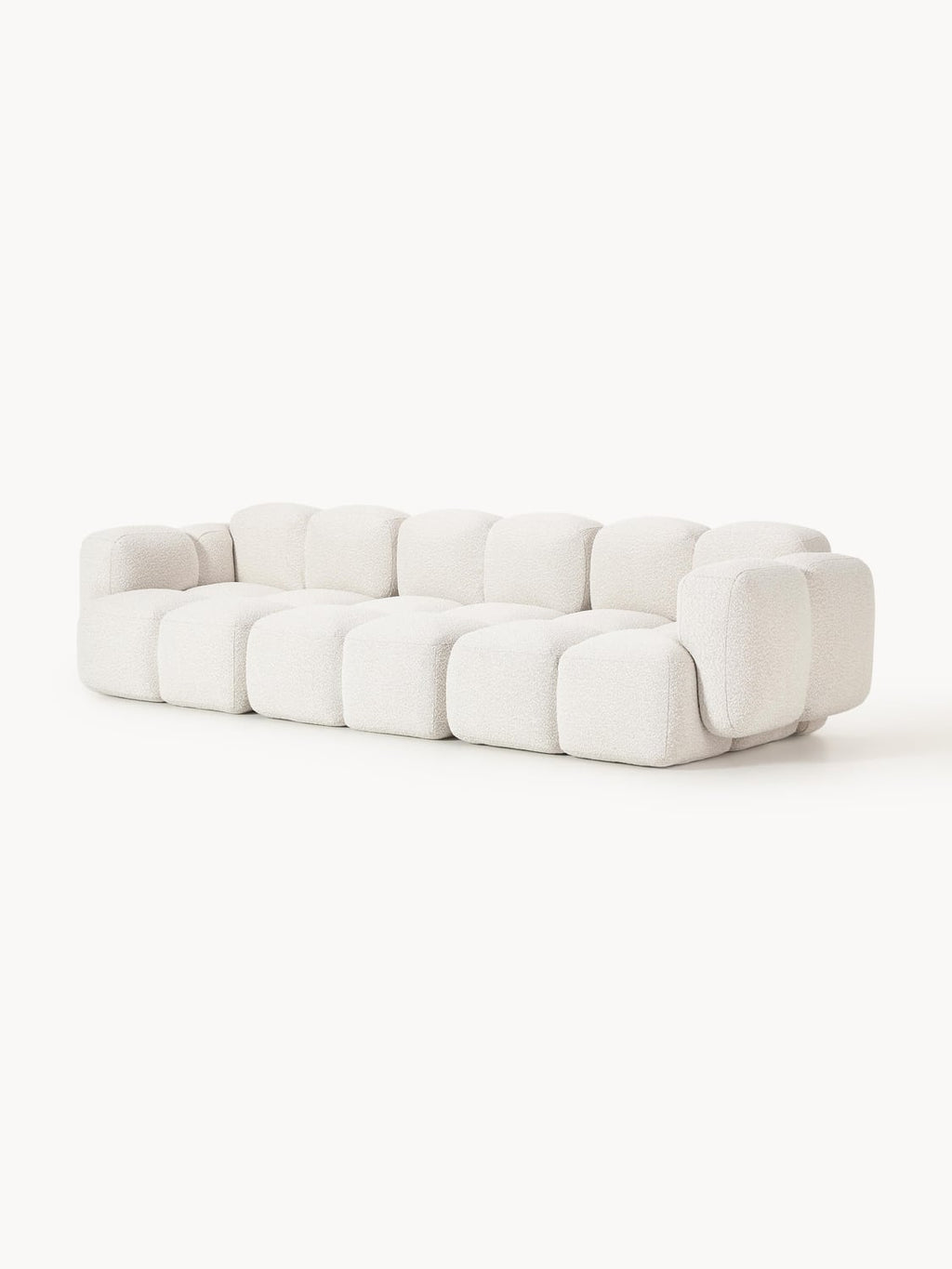 Valbrona Bouclé Modular Sofa (4-seater)