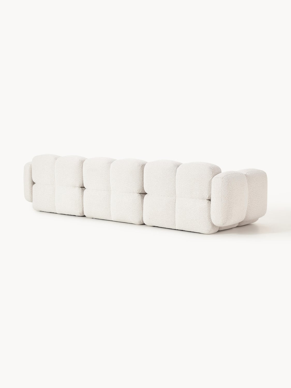 Valbrona Bouclé Modular Sofa (4-seater)