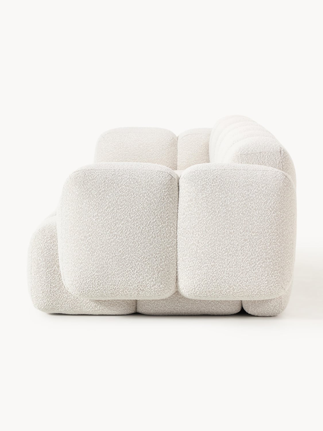 Valbrona Bouclé Modular Sofa (4-seater)