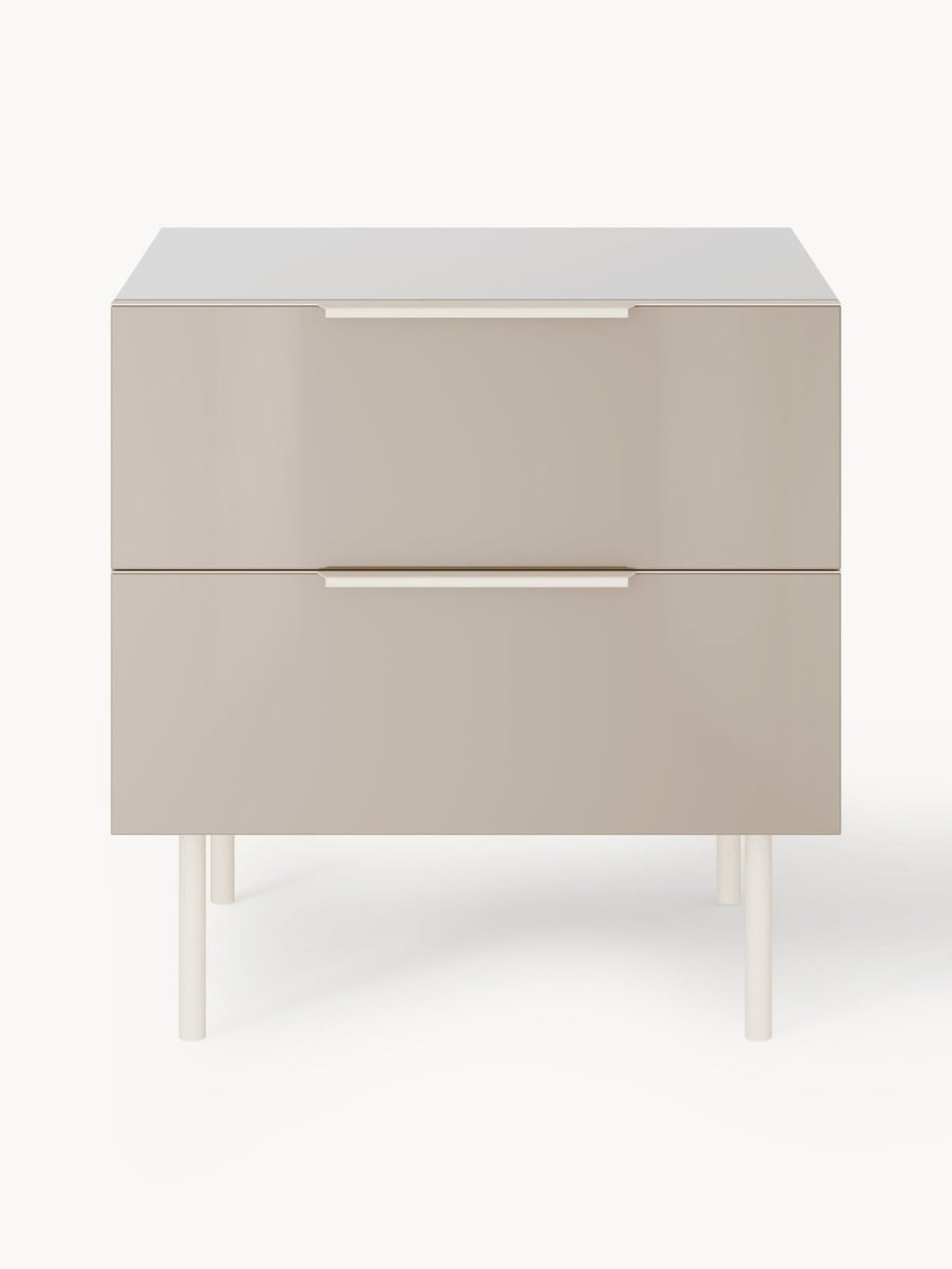 Cermenate High-Gloss Bedside Table