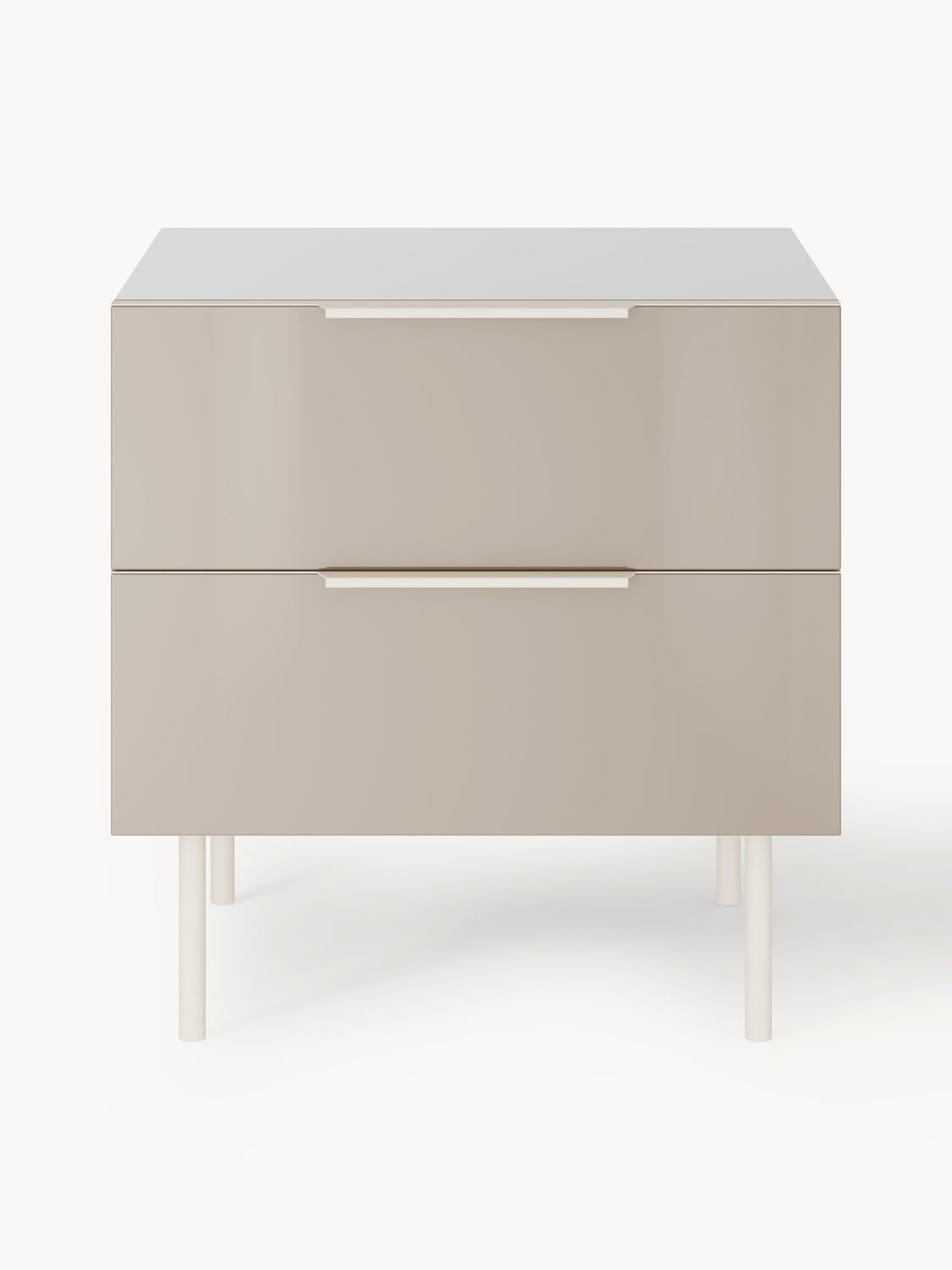 Cermenate High-Gloss Bedside Table