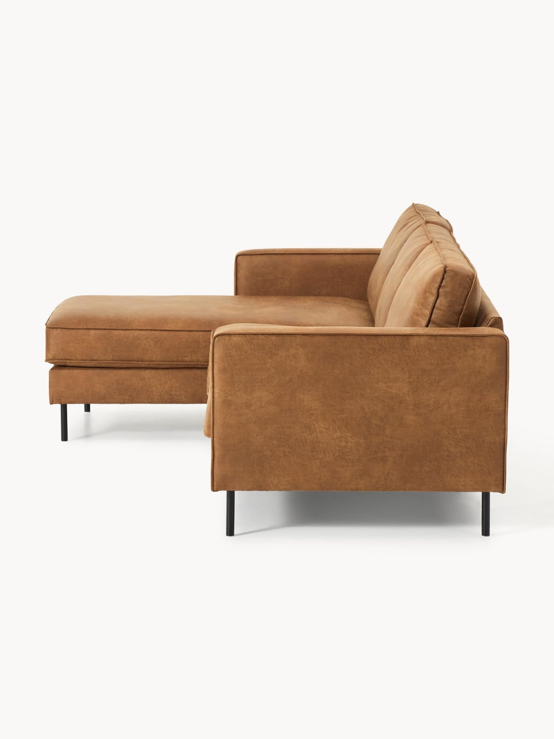 Pellio Leather Corner Sofa (3-seater)