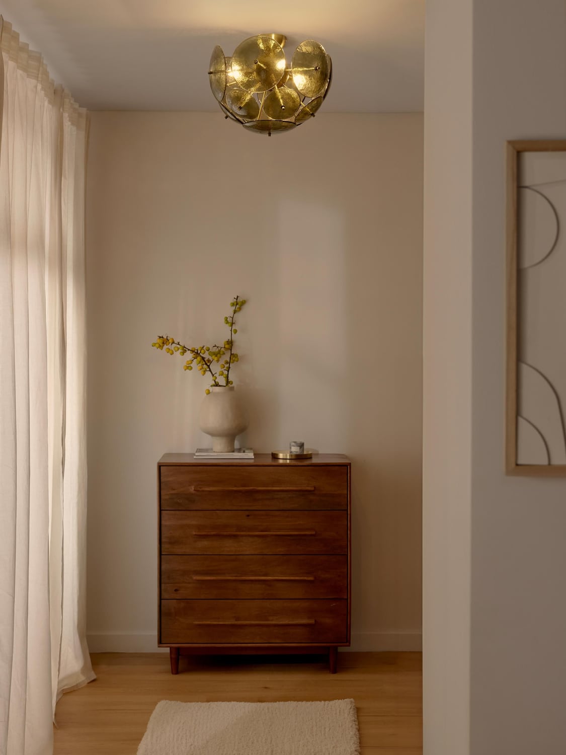 Peglio Glass Ceiling Lamp Mireille