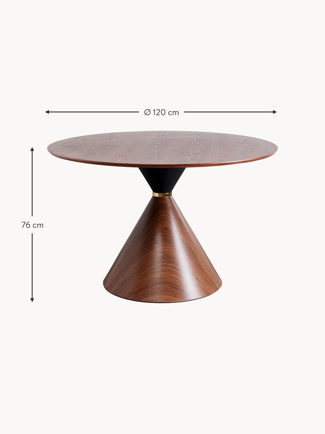 Dizzasco Round Dining Table, Ø 120 cm