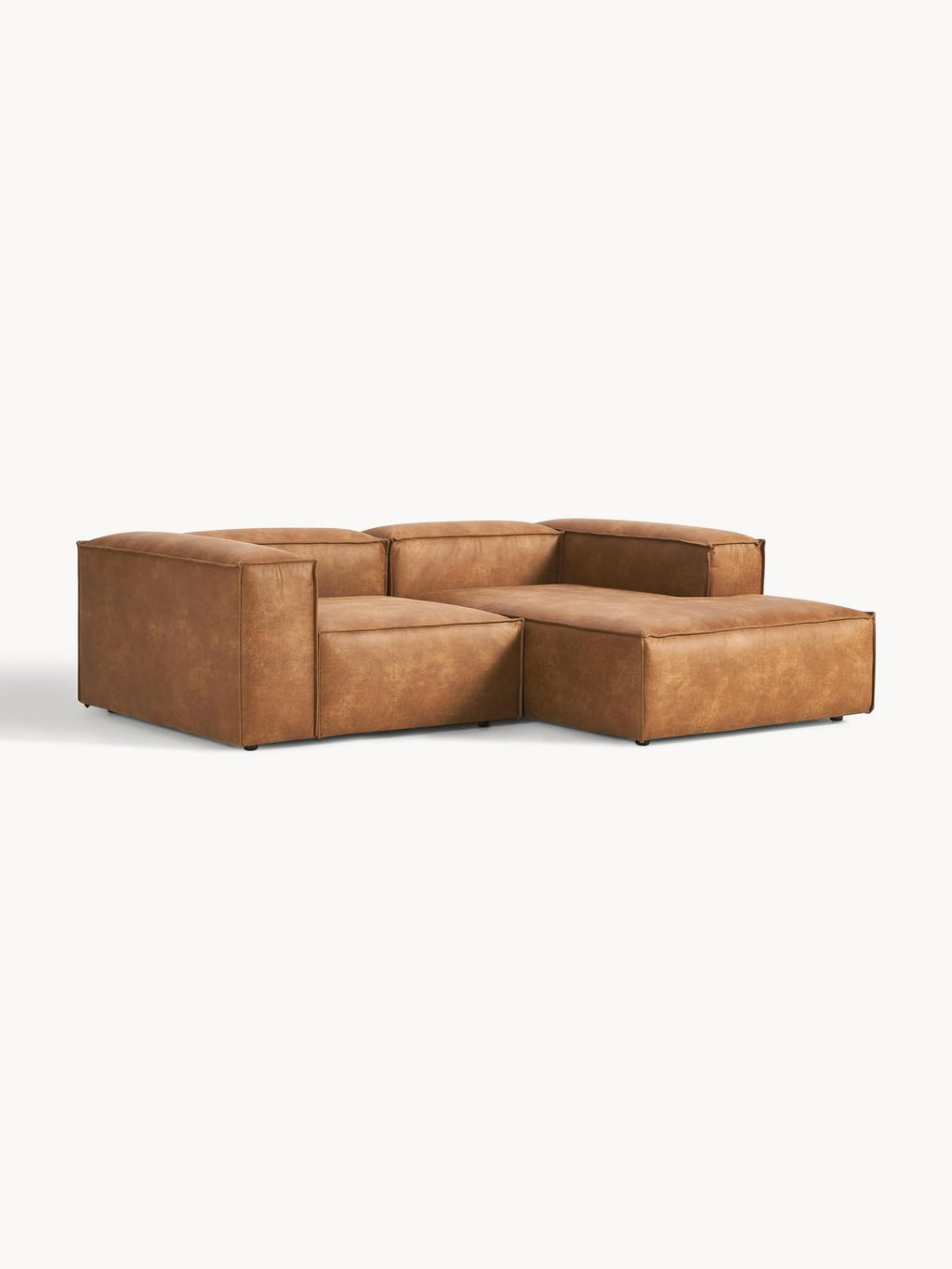 Tavordo Modular Recycled Leather Corner Sofa (2-seater)