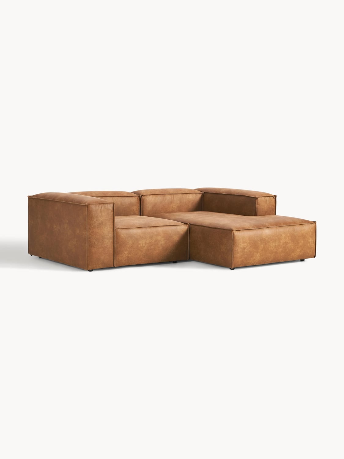 Tavordo Modular Recycled Leather Corner Sofa (2-seater)