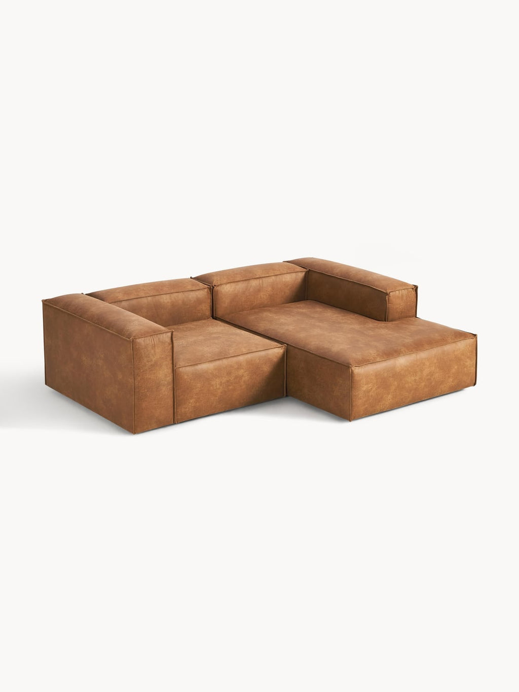 Tavordo Modular Recycled Leather Corner Sofa (2-seater)