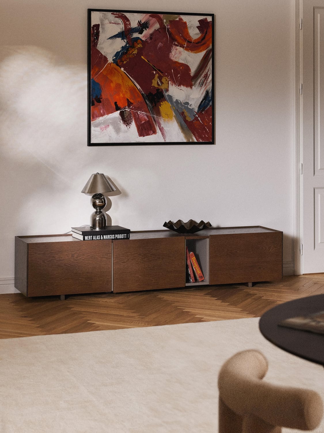 Vercana Wooden TV Lowboard