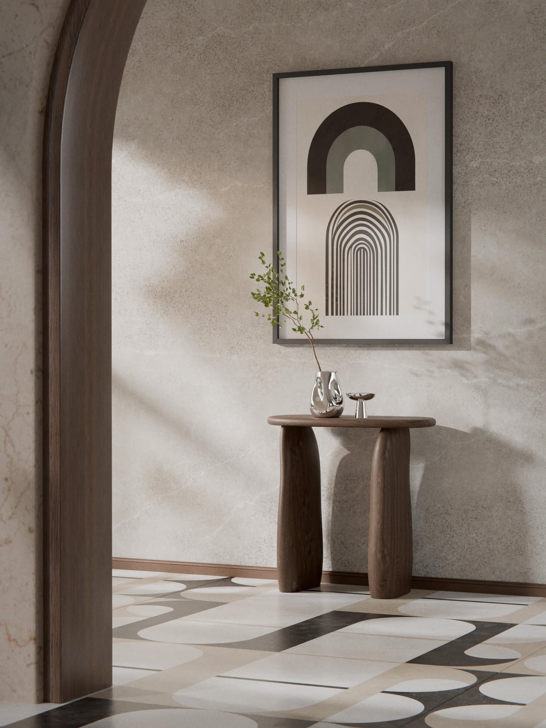 Dizzasco Mango Wood Console