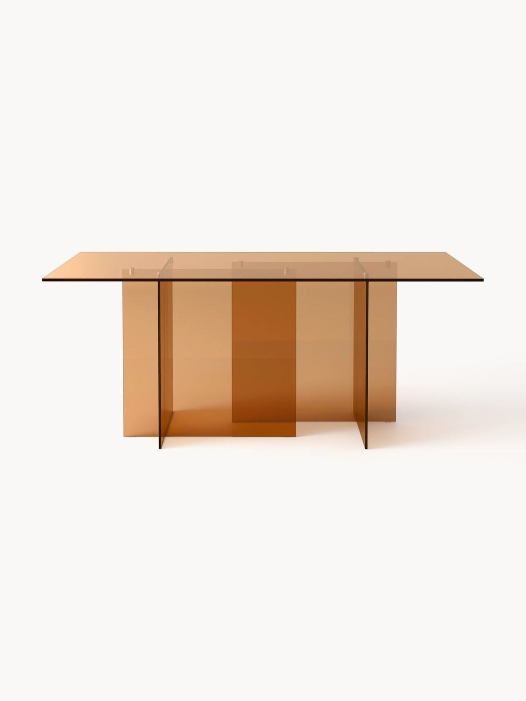 Garzeno Glass Dining Table, 180 X 90 cm