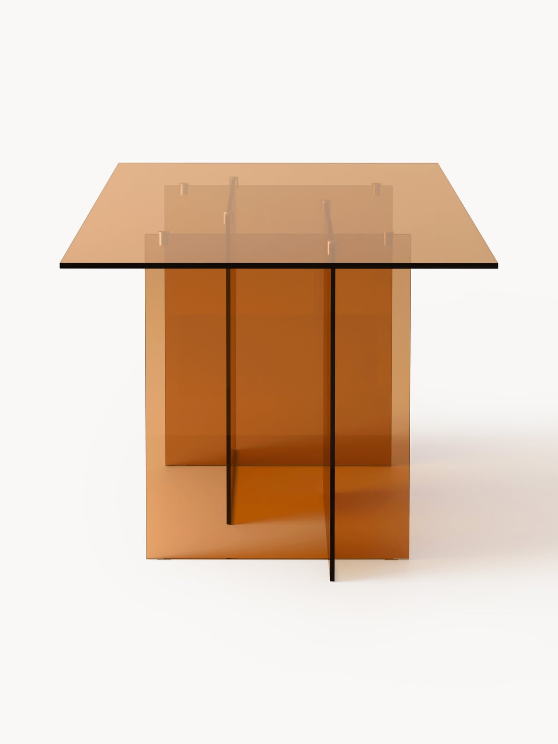 Garzeno Glass Dining Table, 180 X 90 cm