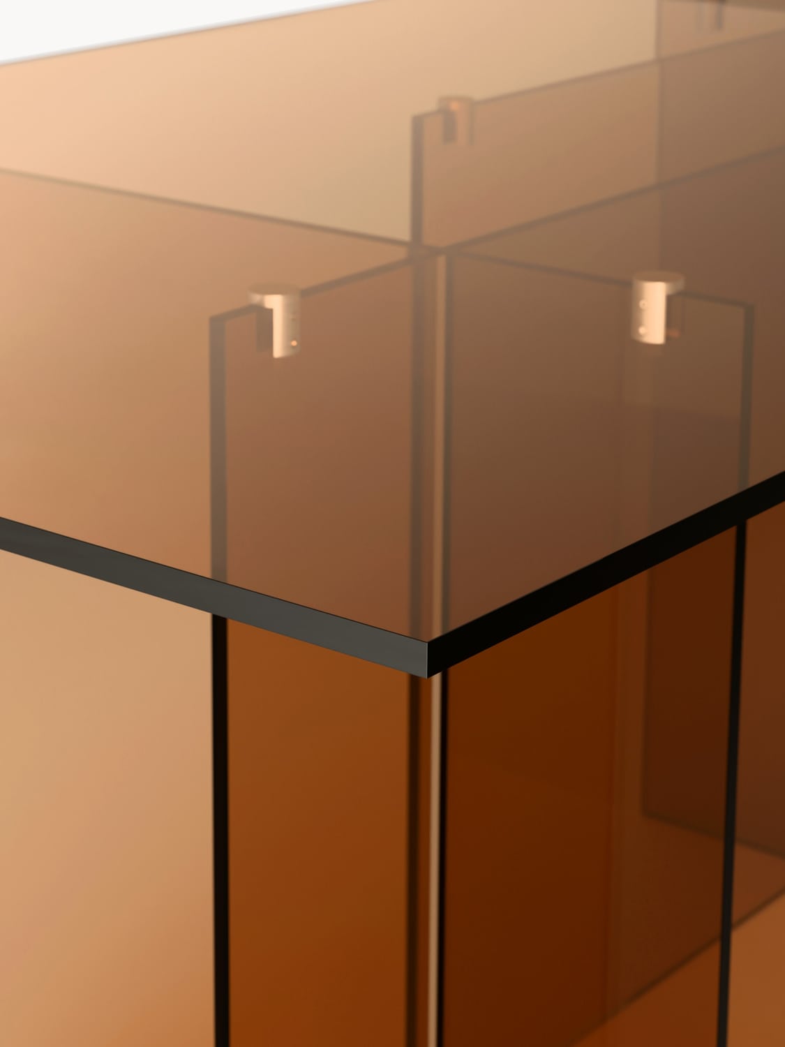 Garzeno Glass Dining Table, 180 X 90 cm