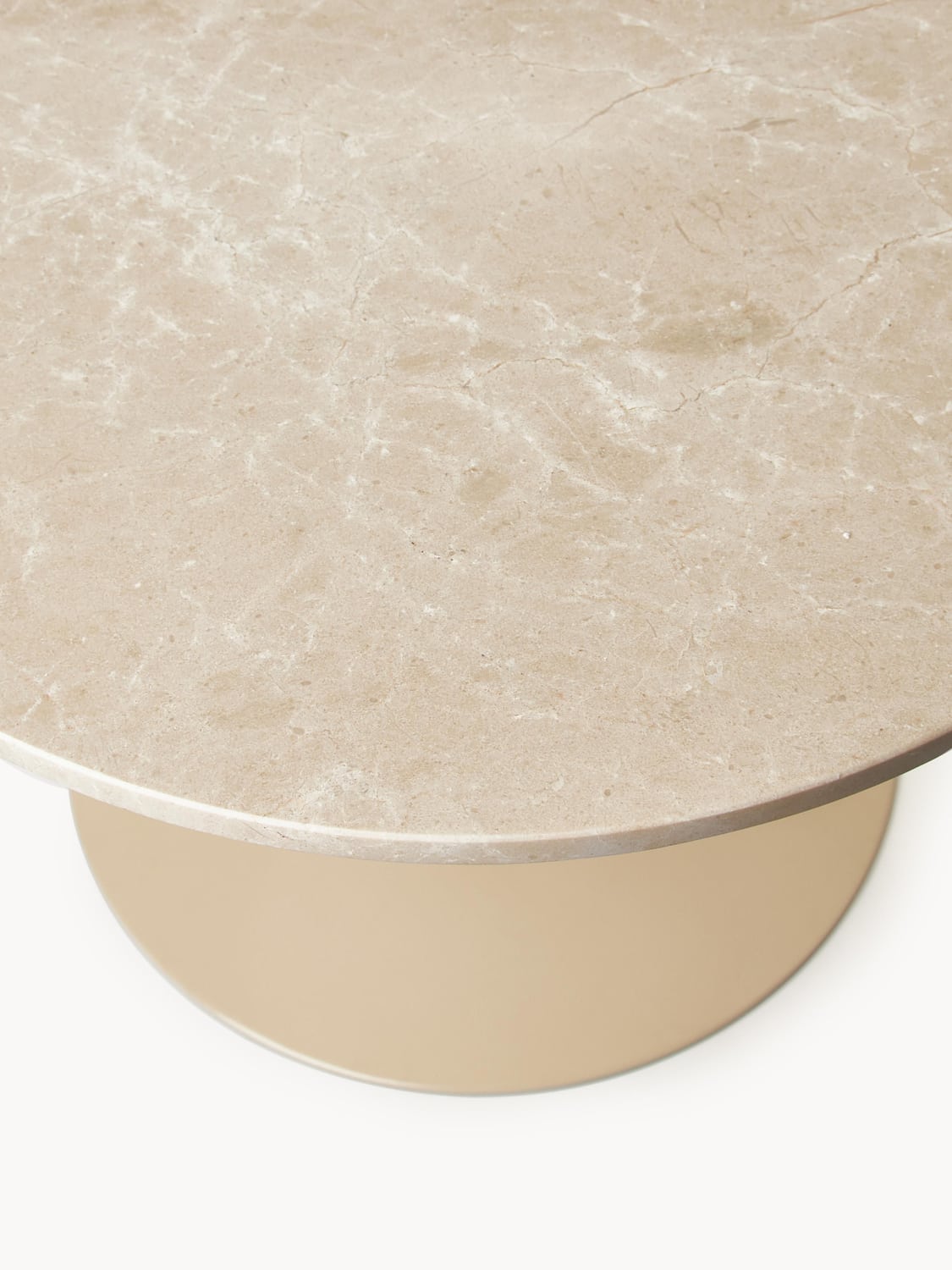 Cermenate Oval Marble Dining Table, 120 x 90 cm