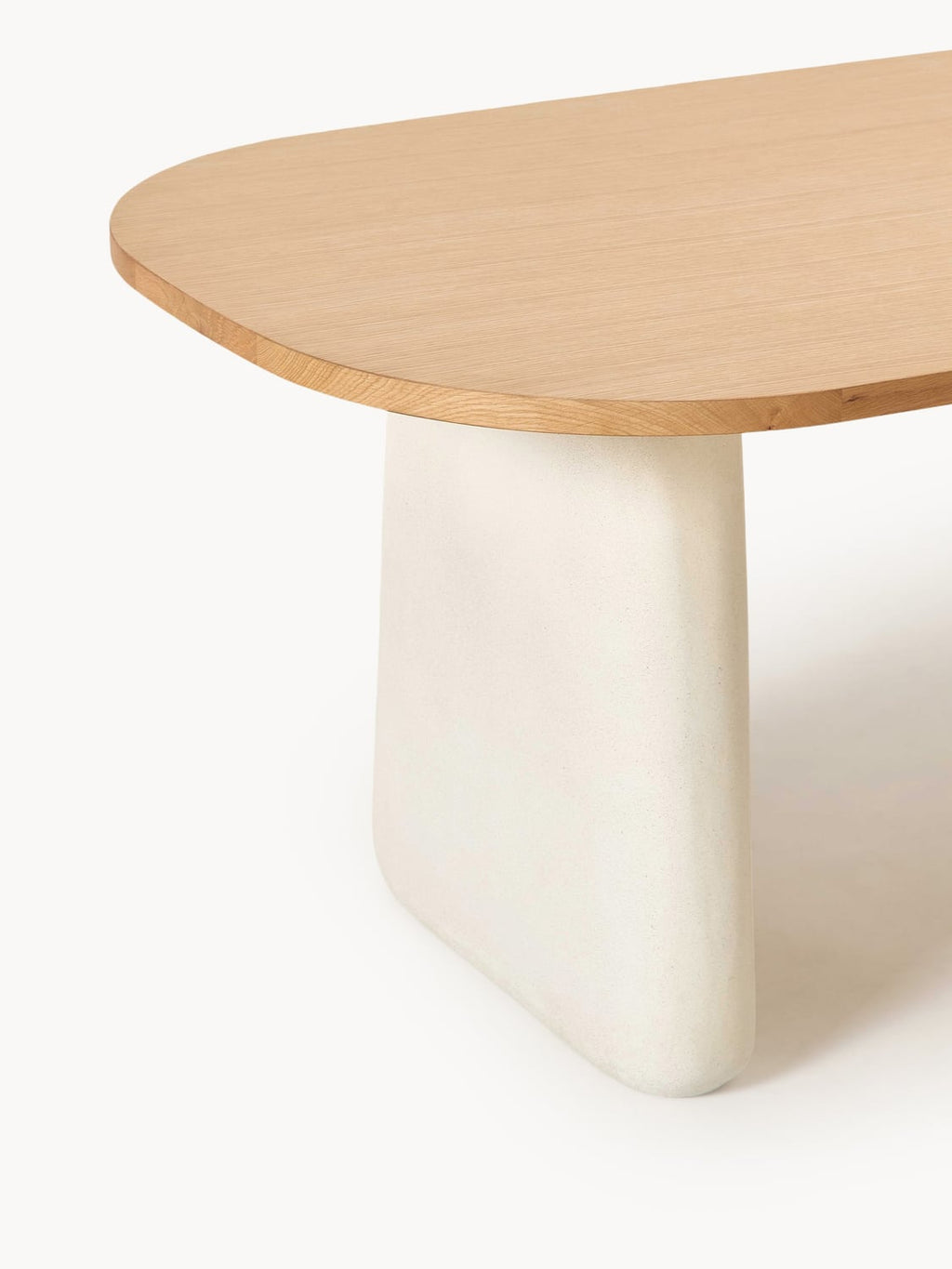 Garzeno Oval Oak Wood Dining Table — available in several sizes