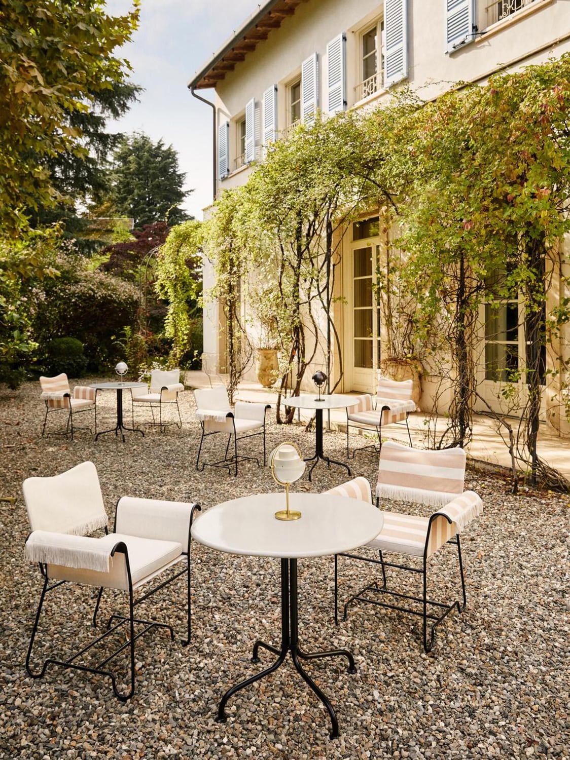 Delebio Round Bistro Table with Ceramic Top, Ø 75 x H 73 cm
