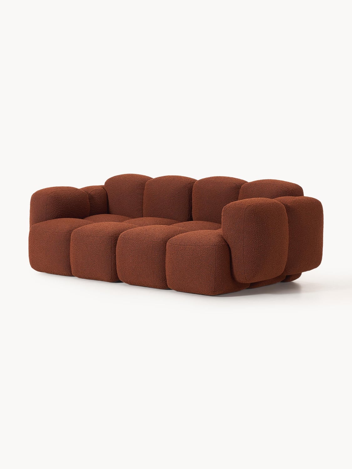 Valbrona Bouclé Modular Sofa (3-seater)