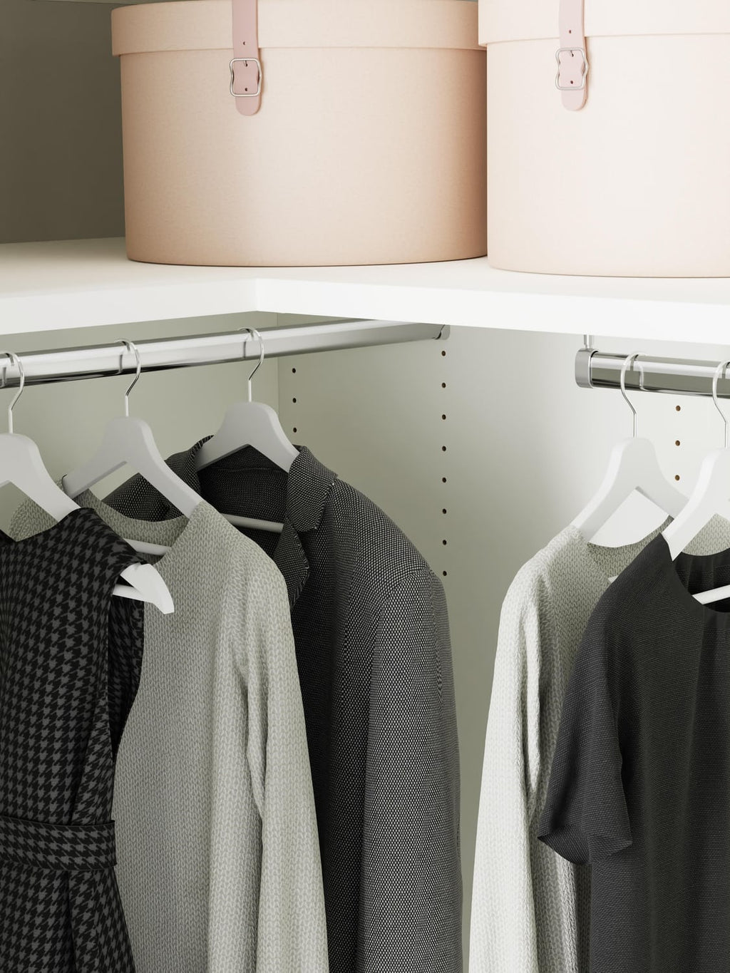 Montorfano Modular Corner Wardrobe, 215 cm Wide — available in several sizes
