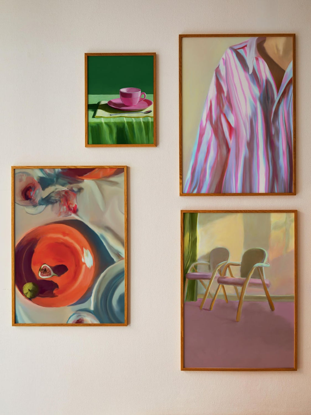Casnate Artwall No. 08 with Frame (set of 3)
