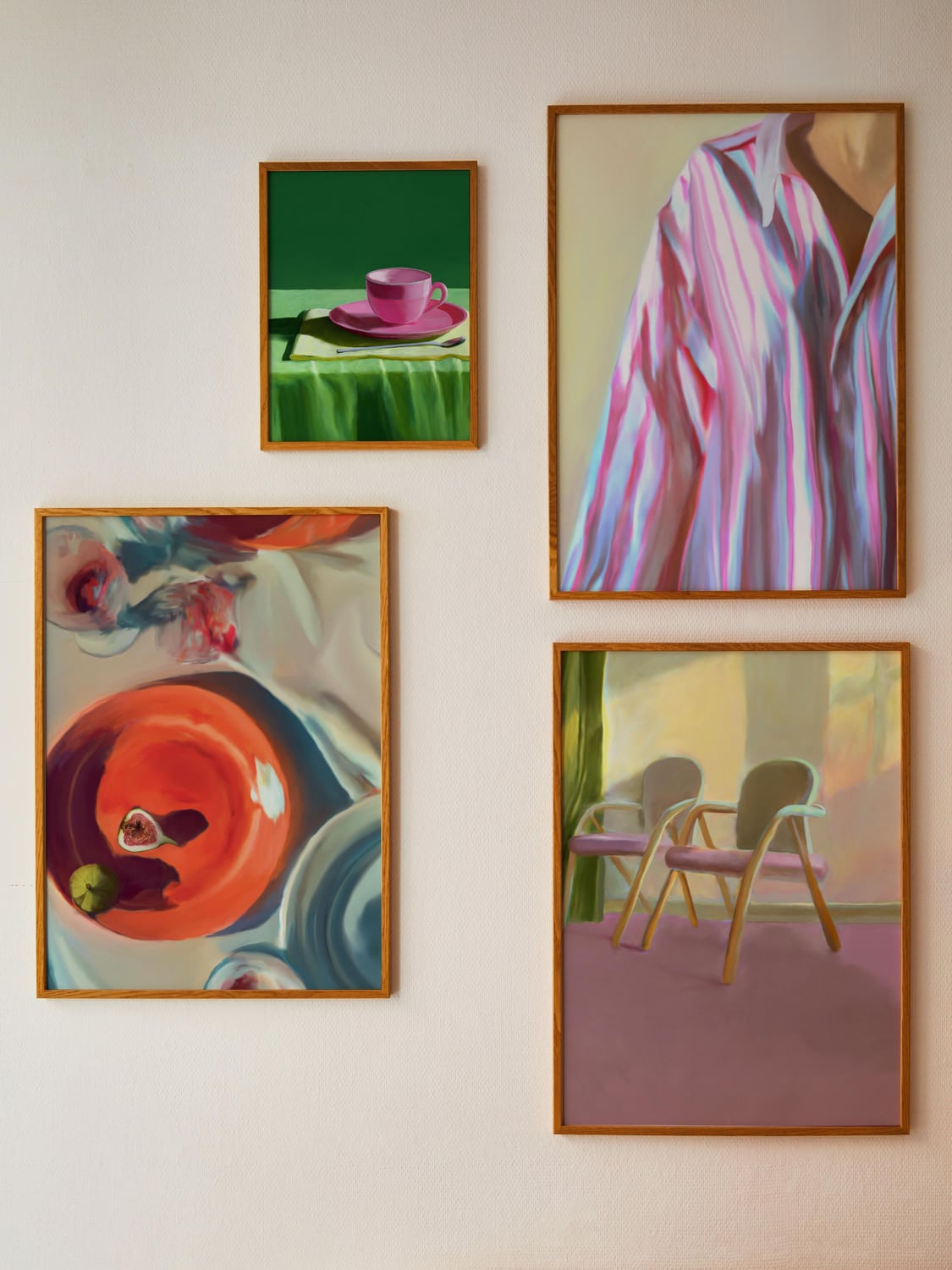 Casnate Artwall No. 08 with Frame (set of 3)