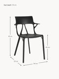 Rovenna Garden Chairs A.I. with Armrests (set of 2)