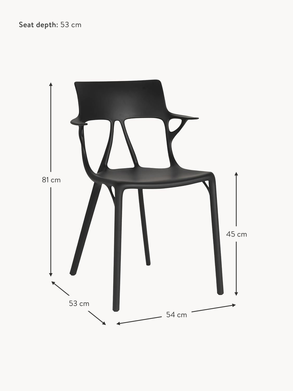 Rovenna Garden Chairs A.I. with Armrests (set of 2)