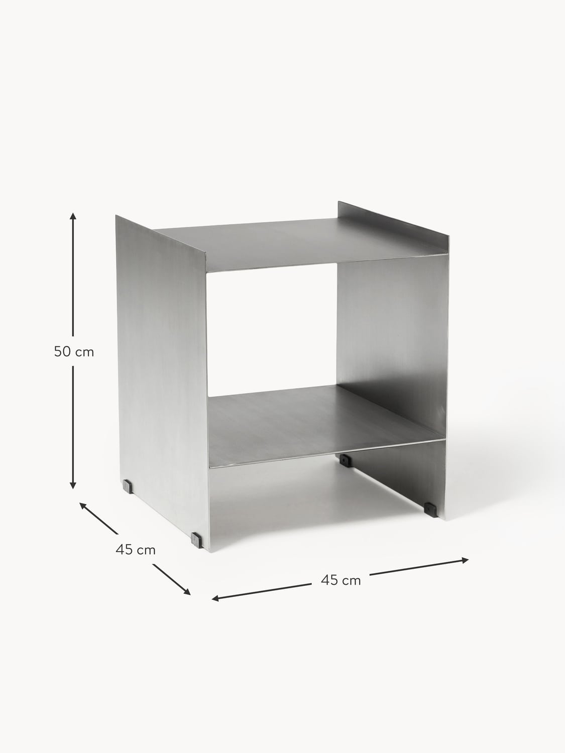 Limido Metal Bedside Table