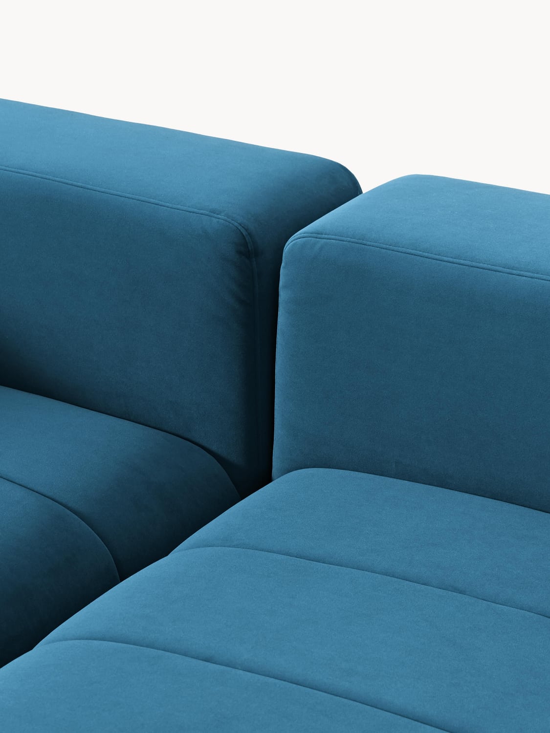 Cermenate Modular Velvet Sofa (4-seater)
