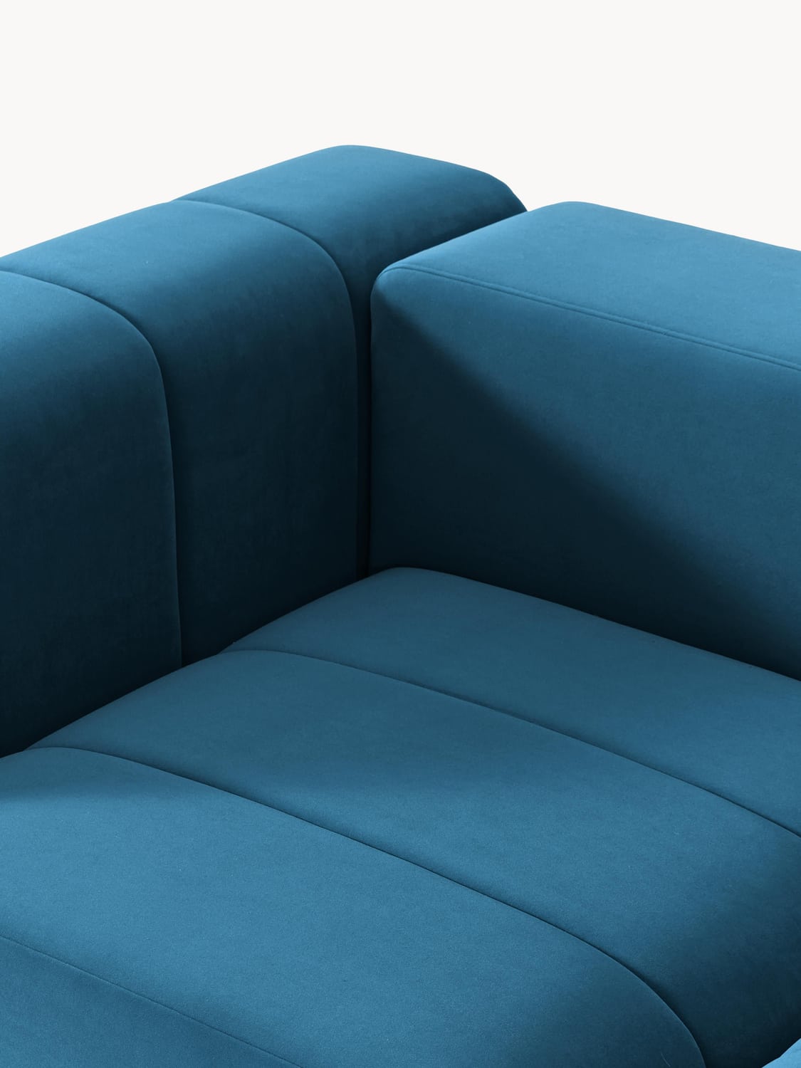 Cermenate Modular Velvet Sofa (4-seater)