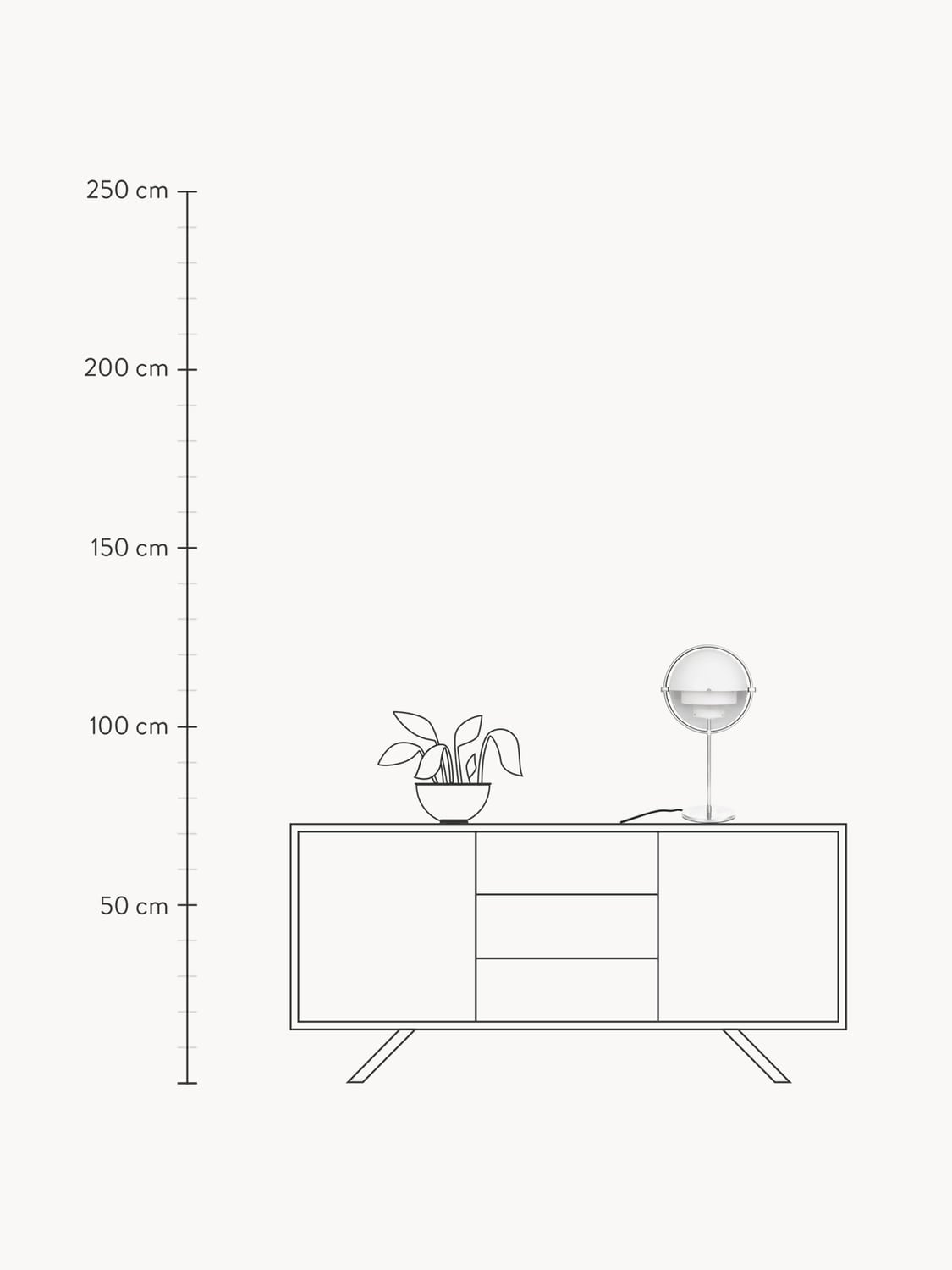 Erbanno Multi-Lite Large Adjustable Table Lamp