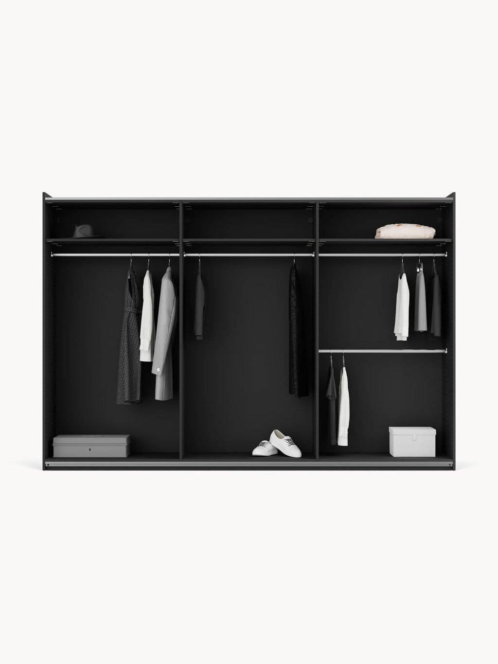 Dosso Modular Sliding Door Wardrobe, 300 cm Wide — available in several sizes
