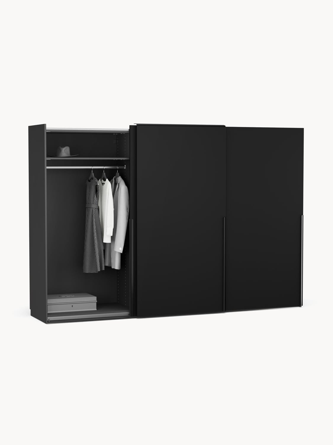 Dosso Modular Sliding Door Wardrobe, 300 cm Wide — available in several sizes