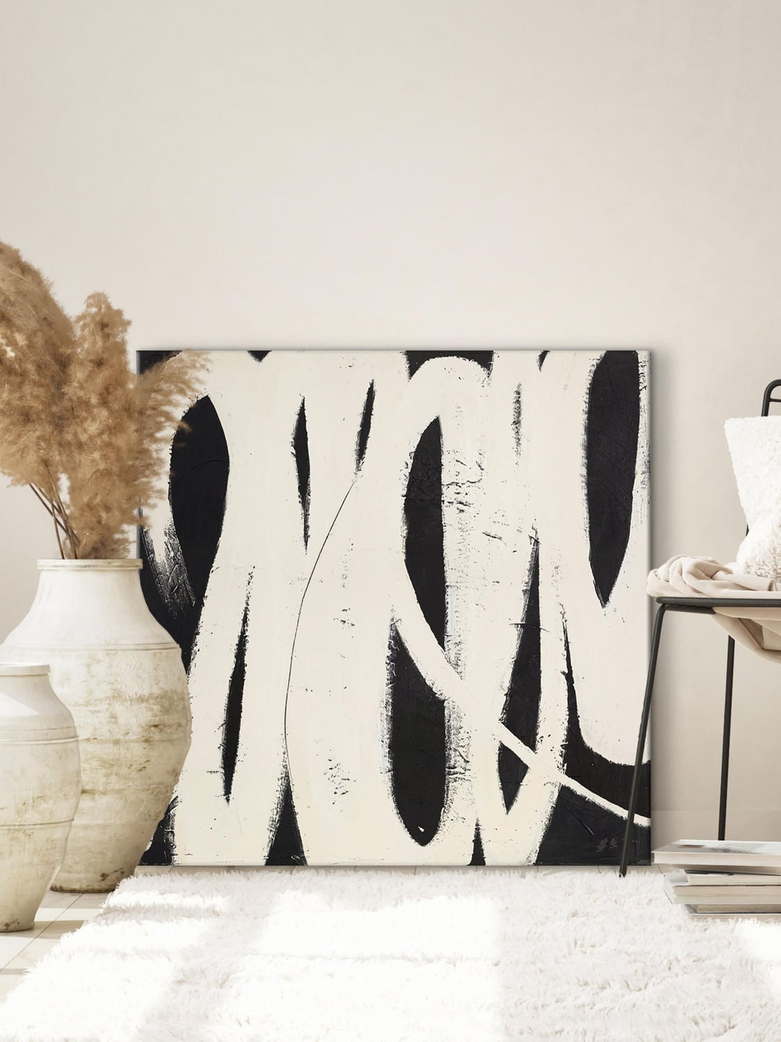 Pontelambro Hand-Painted Canvas Art Spinning